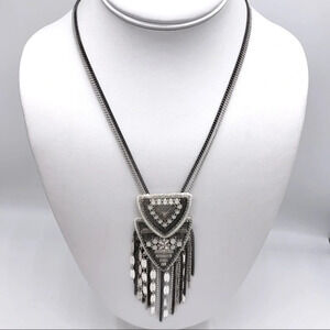 Stella & Dot Chiara Fringe Pendant Necklace